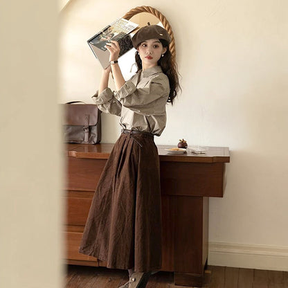 Good boy, checkered shirt