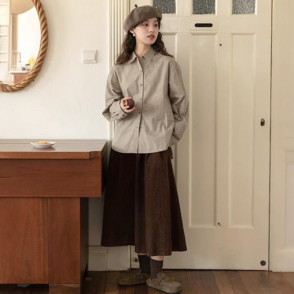 Good boy, checkered shirt