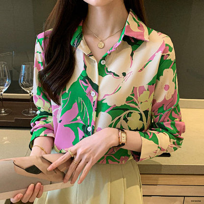 Pop-colored tropical flowers