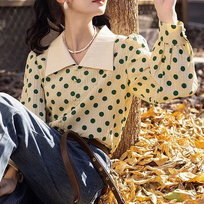 Polka dots, girly, retro