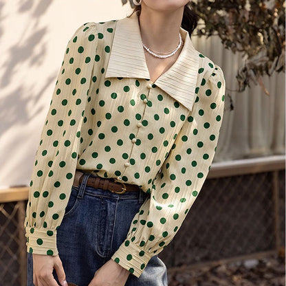 Polka dots, girly, retro