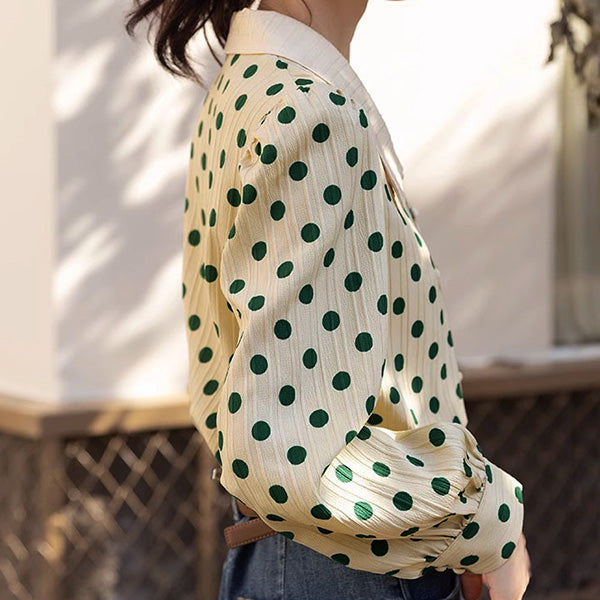 Polka dots, girly, retro