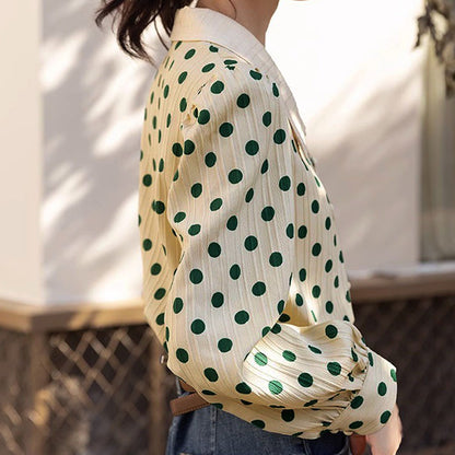 Polka dots, girly, retro