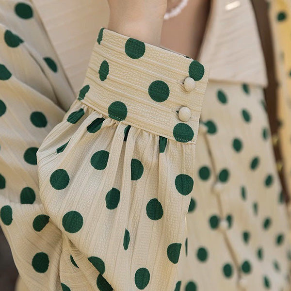 Polka dots, girly, retro
