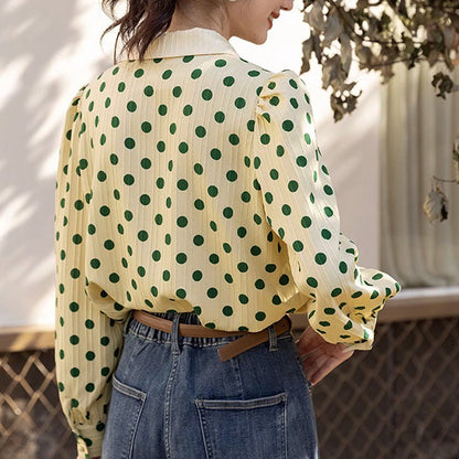 Polka dots, girly, retro