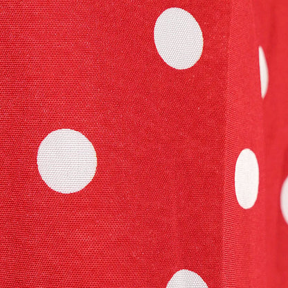 Red retro, polka dots