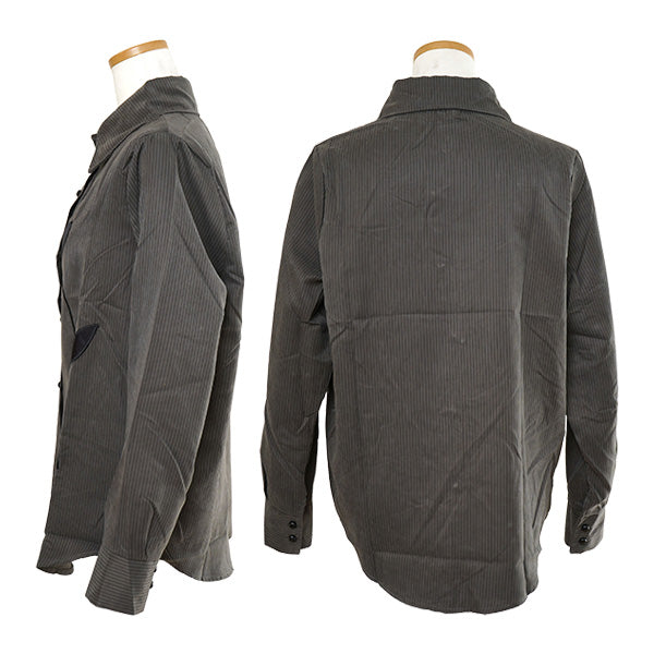 A single flower, pinstripes