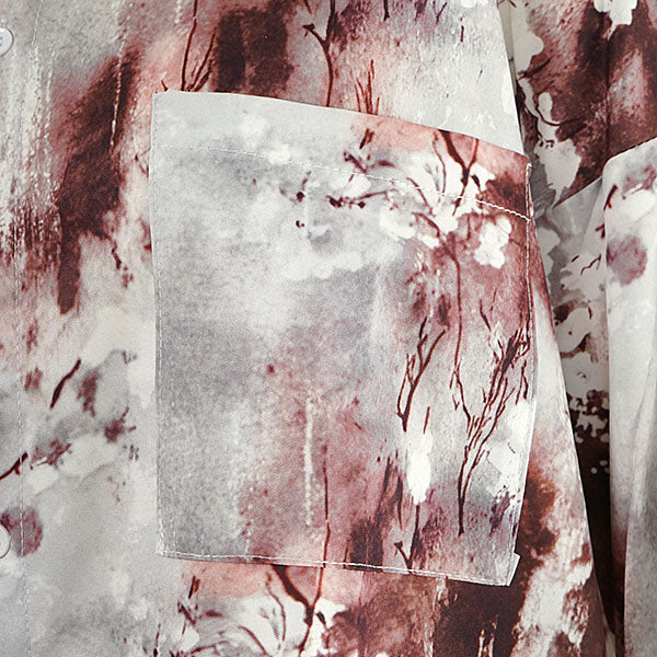 Watercolor flowers, the spirit of Japan