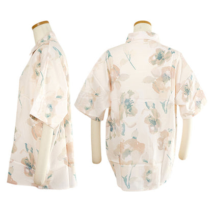 Pale watercolor flowers