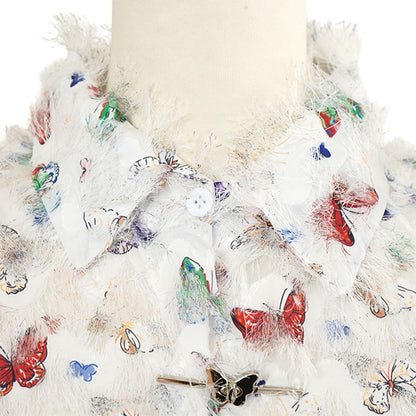 Butterfly, feather, sheer