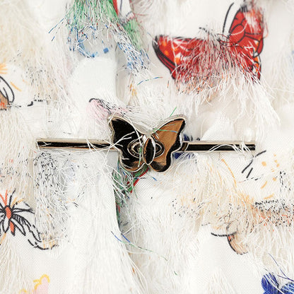 Butterfly, feather, sheer