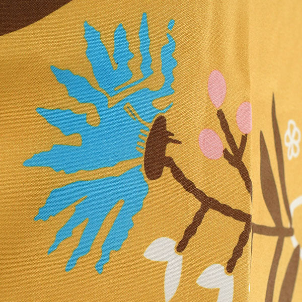 Mustard yellow floral aloha