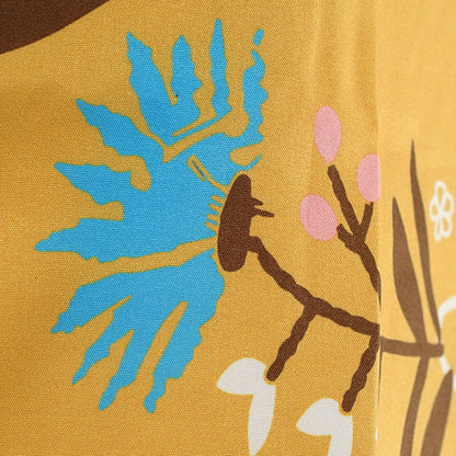 Mustard yellow floral aloha
