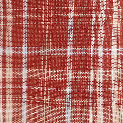 Red-brown check, cleric style