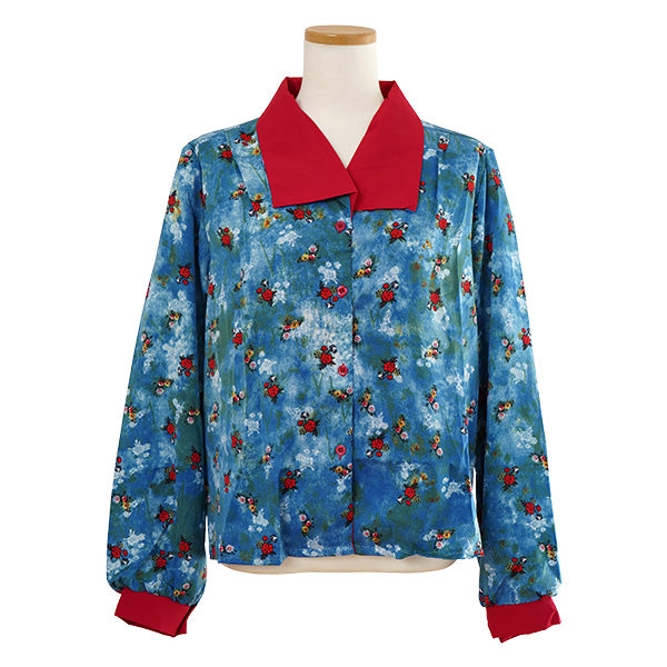 Blue and red, Showa-retro