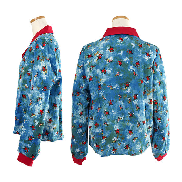 Blue and red, Showa-retro