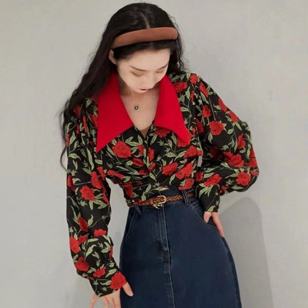 Rose surplice bolero