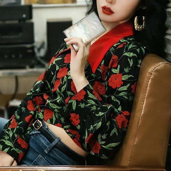Rose surplice bolero