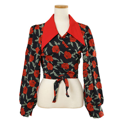 Rose surplice bolero