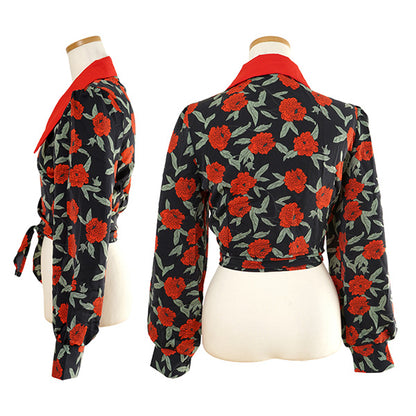 Rose surplice bolero