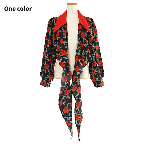 Rose surplice bolero
