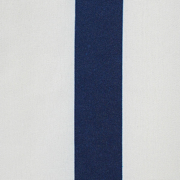 Bold white and navy stripes