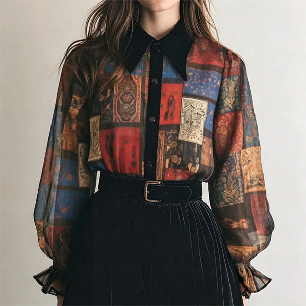 Sheer Antique Patchwork