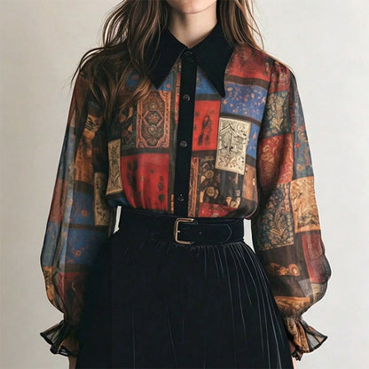Sheer Antique Patchwork