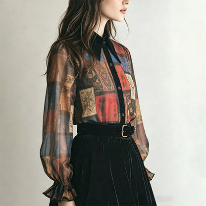 Sheer Antique Patchwork