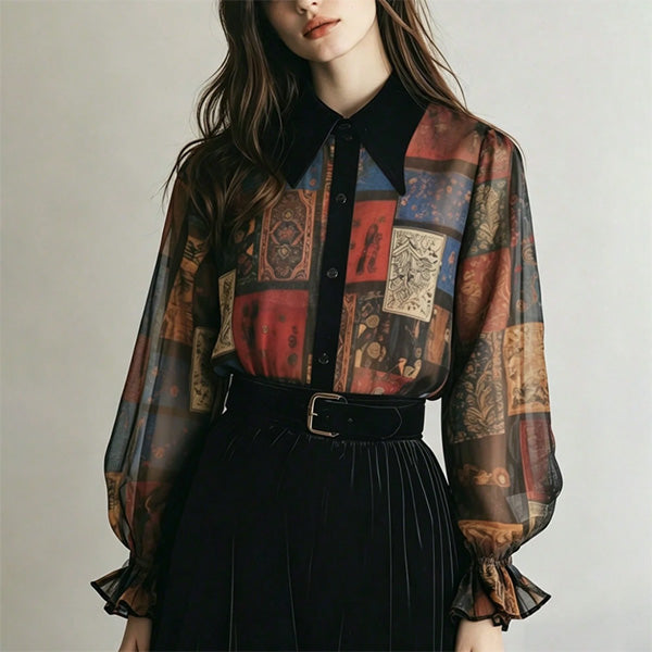 Sheer Antique Patchwork