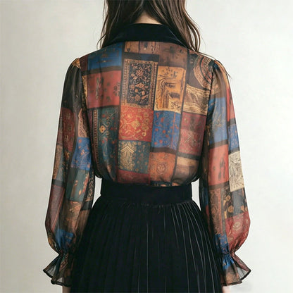 Sheer Antique Patchwork