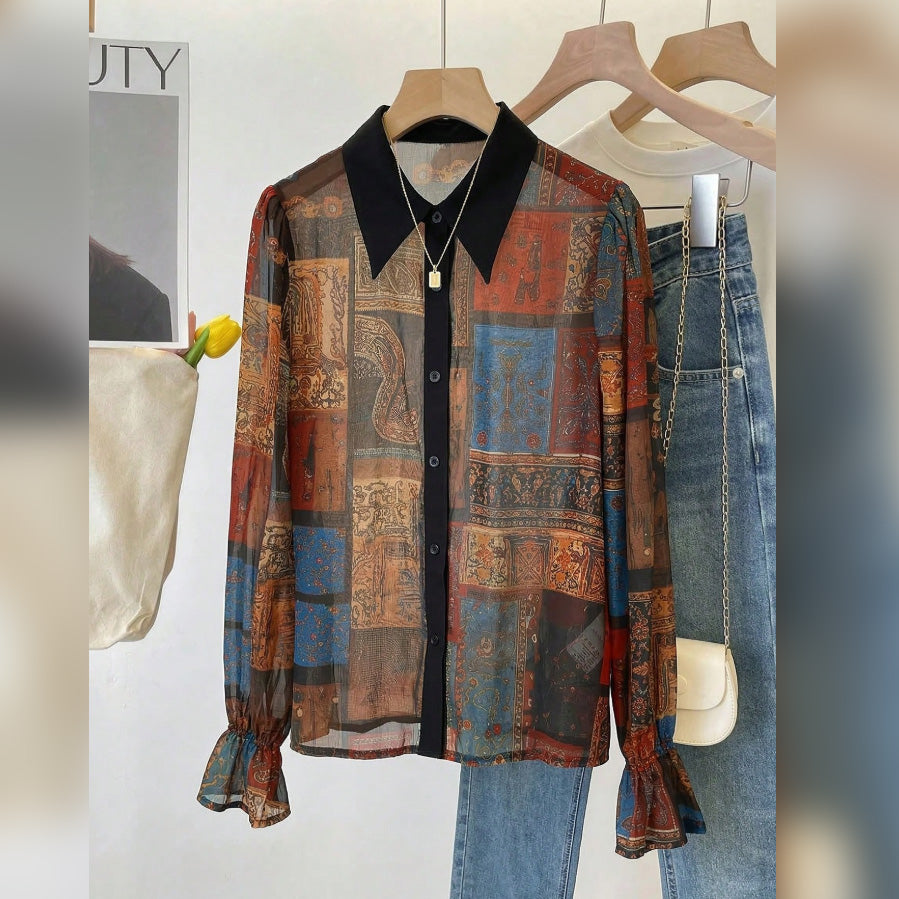 Sheer Antique Patchwork