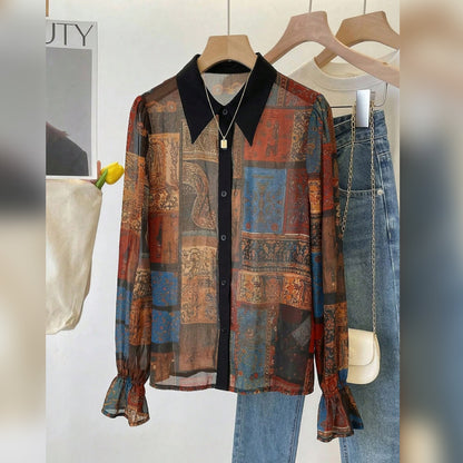 Sheer Antique Patchwork