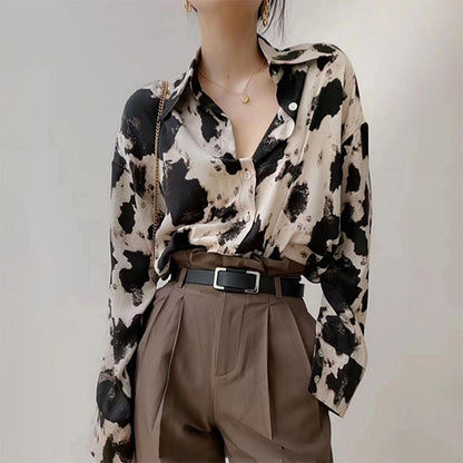 Cow print beige nuances