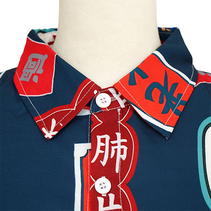 エモいカンジパターンシャツ