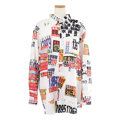 License plate shirt