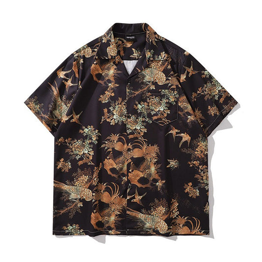 Birds and flowers fairy tale shirt