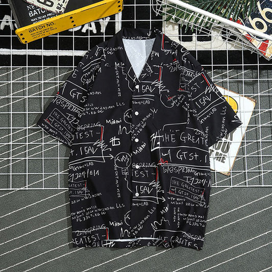 Letters and graffiti shirt