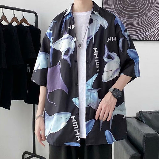 Shark & Manta short sleeve shirt
