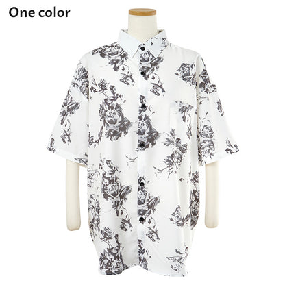 Fresh rose flower pattern