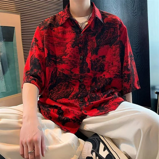 Red Smoke Art Shirt