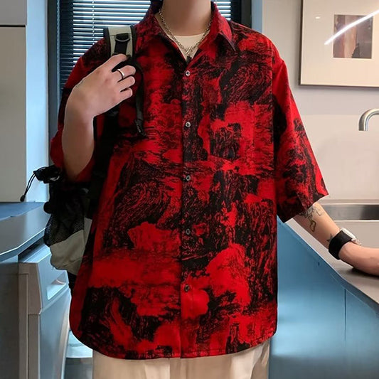 Red Smoke Art Shirt