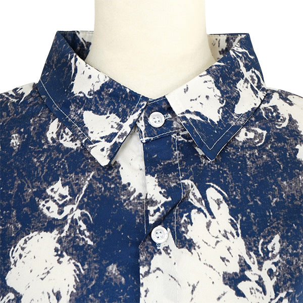 Abstract Blue and White