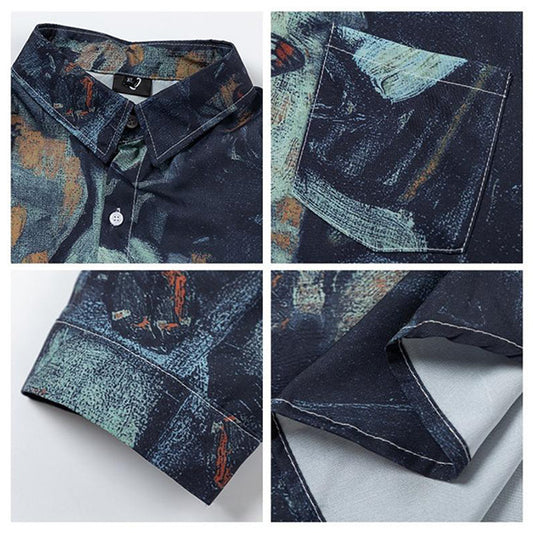 Dark mixed color marble