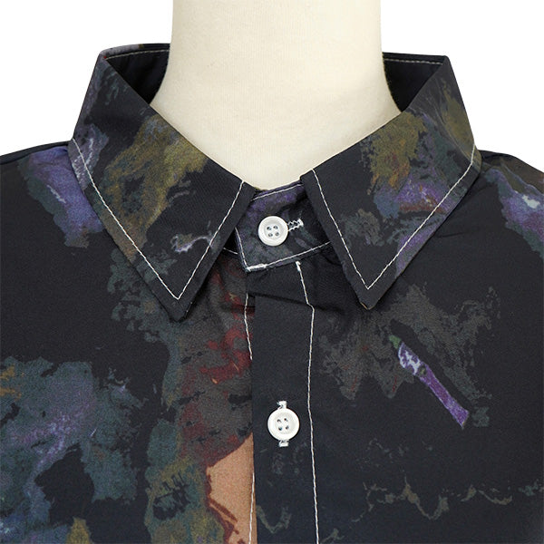 Dark mixed color marble