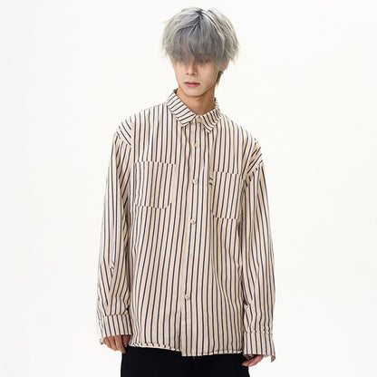 Beige x Black Stripes