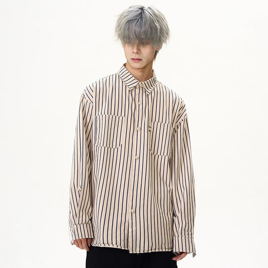 Beige x Black Stripes