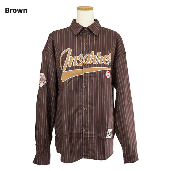Baseball embroidered stripes