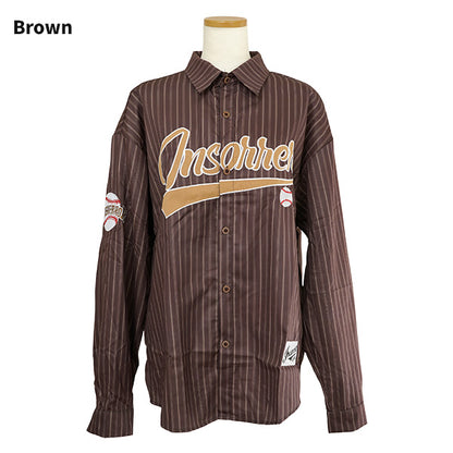 Baseball embroidered stripes