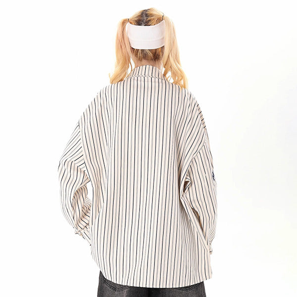 Baseball embroidered stripes